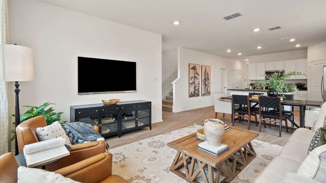 Furnished interior view inside a new home in Valverde, Bastrop (Image 15).