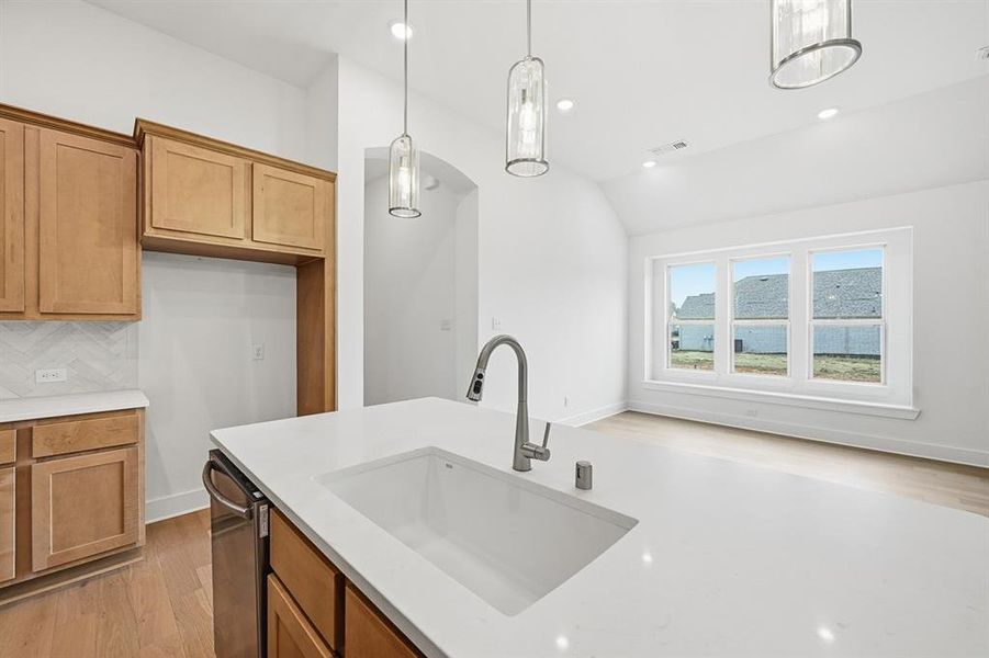 Furnished interior view inside a new home in Gateway Village - The Reserve: 50ft. lots, Denison (Image 5).