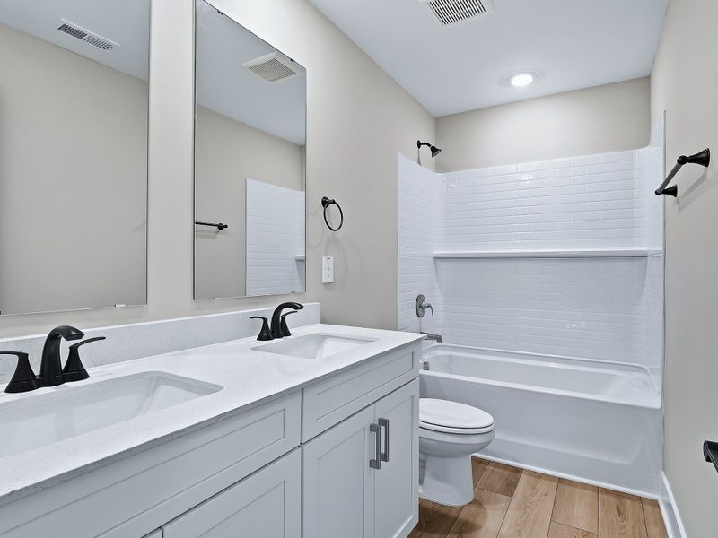 Furnished interior view inside a new home in Watkins Glen, Raleigh (Image 10).