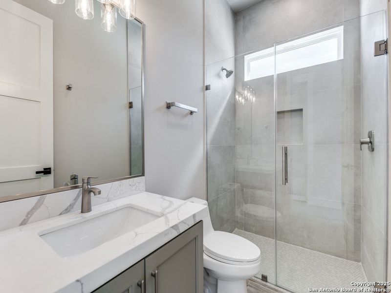 Furnished interior view inside a new home in , San Antonio (Image 16).