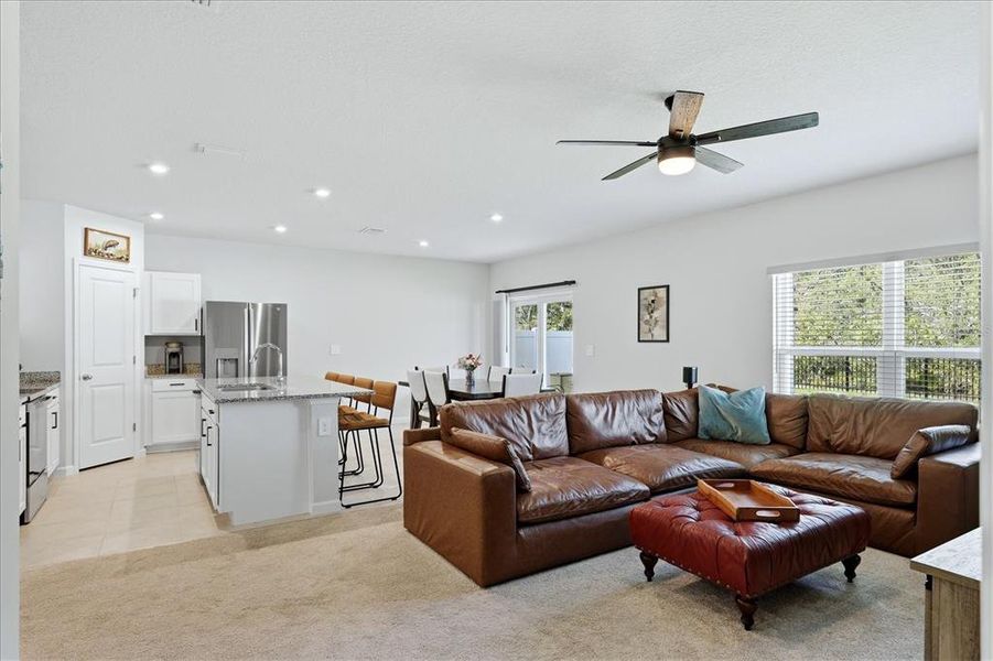 Furnished interior view inside a new home in Hillwood Preserve, Bradenton (Image 7).