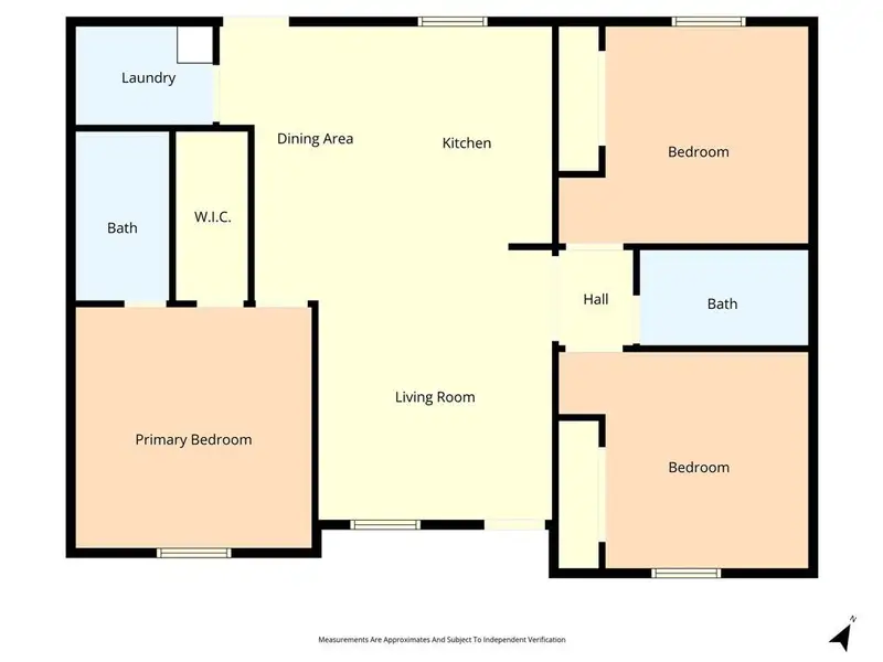 2D floor plan layout of this home in , Waco, TX (Image 3).