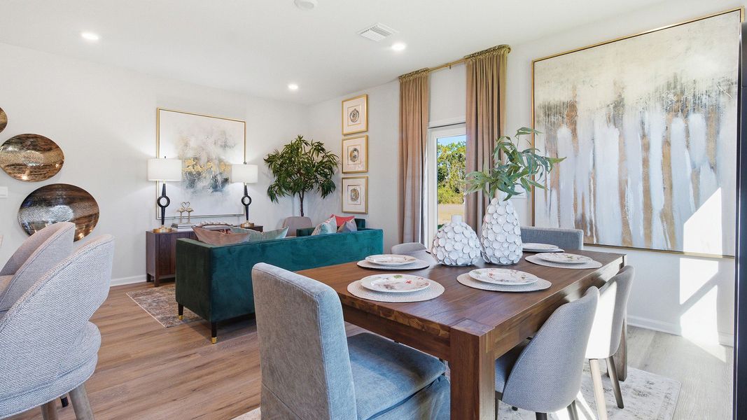Representative furnished interior of a home built from the The Palm A by D.R. Horton in Misting Springs, Crawfordville (Image 7). Representative furnished interior of a home built from the The Palm A by D.R. Horton in Misting Springs, Crawfordville (Image 7).