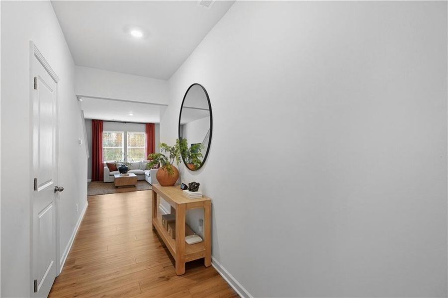 Furnished interior view inside a new home in Crossvine Village, LaGrange (Image 13).