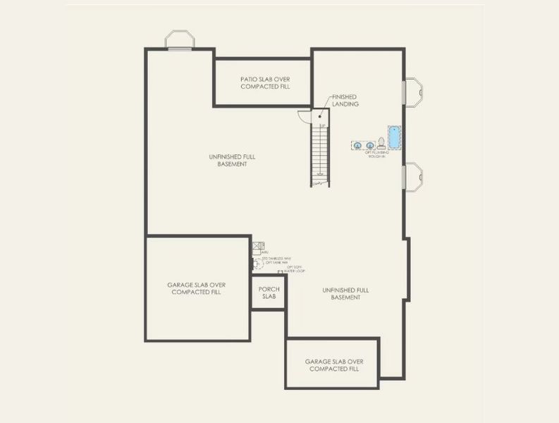 2D floor plan layout of this home in Sterling Ranch, Littleton, CO (Image 6). 2D floor plan layout of this home in Sterling Ranch, Littleton, CO (Image 6).