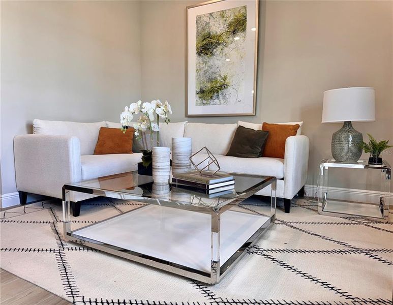 Furnished interior view inside a new home in , St. Cloud (Image 3). Furnished interior view inside a new home in , St. Cloud (Image 3).