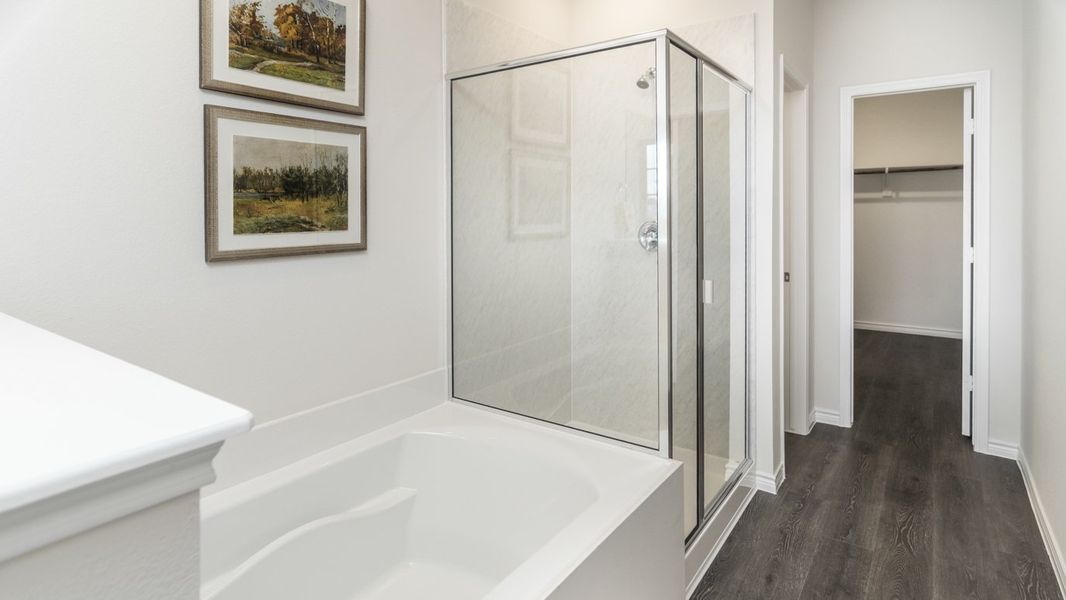 Furnished interior view inside a new home in Liberty Crossing, Royse City (Image 11).
