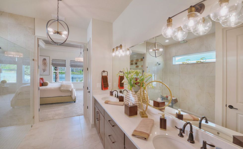 Furnished interior view inside a new home in Mosaic, Daytona Beach (Image 11).