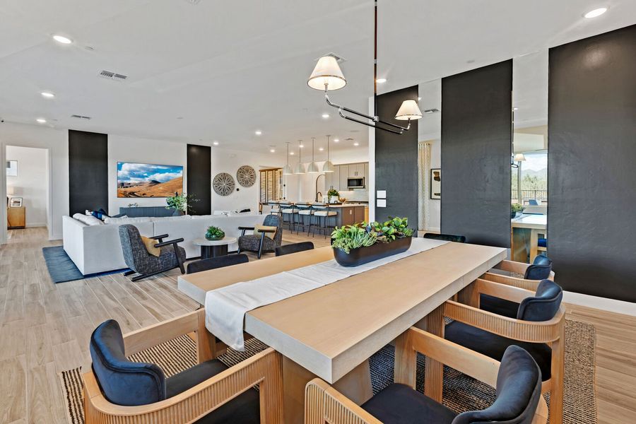 Representative furnished interior of a home built from the Crimson by Mattamy Homes in Tavira at Twin Peaks, Marana (Image 11).