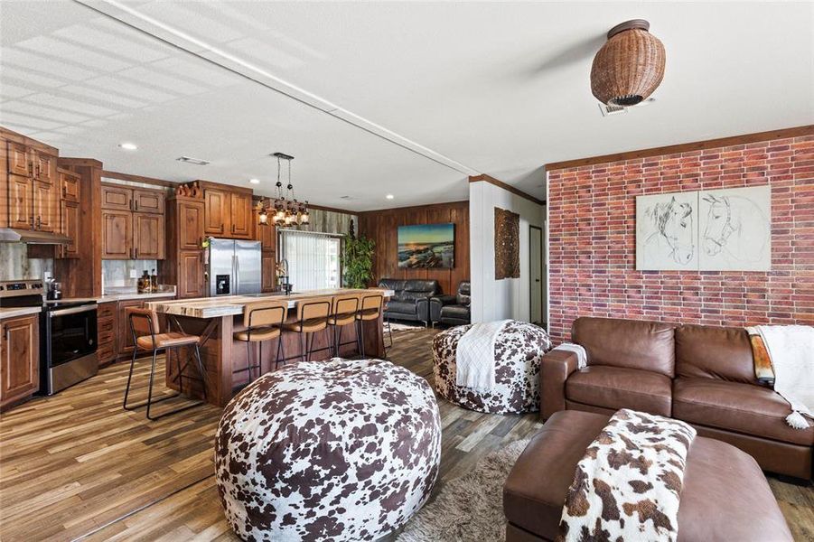 Furnished interior view inside a new home in , Okeechobee (Image 12).