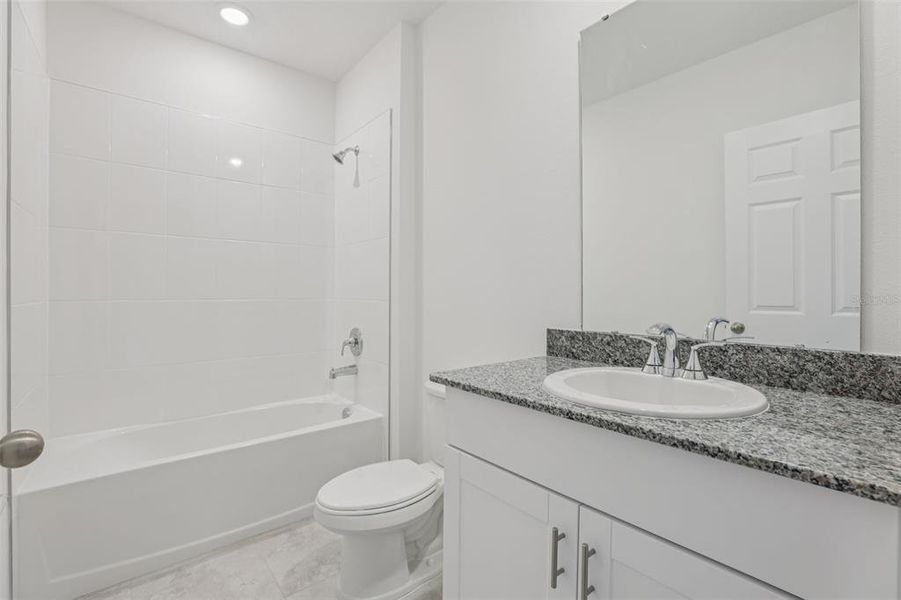 Furnished interior view inside a new home in Deer Run at Crosswinds, Davenport (Image 14).