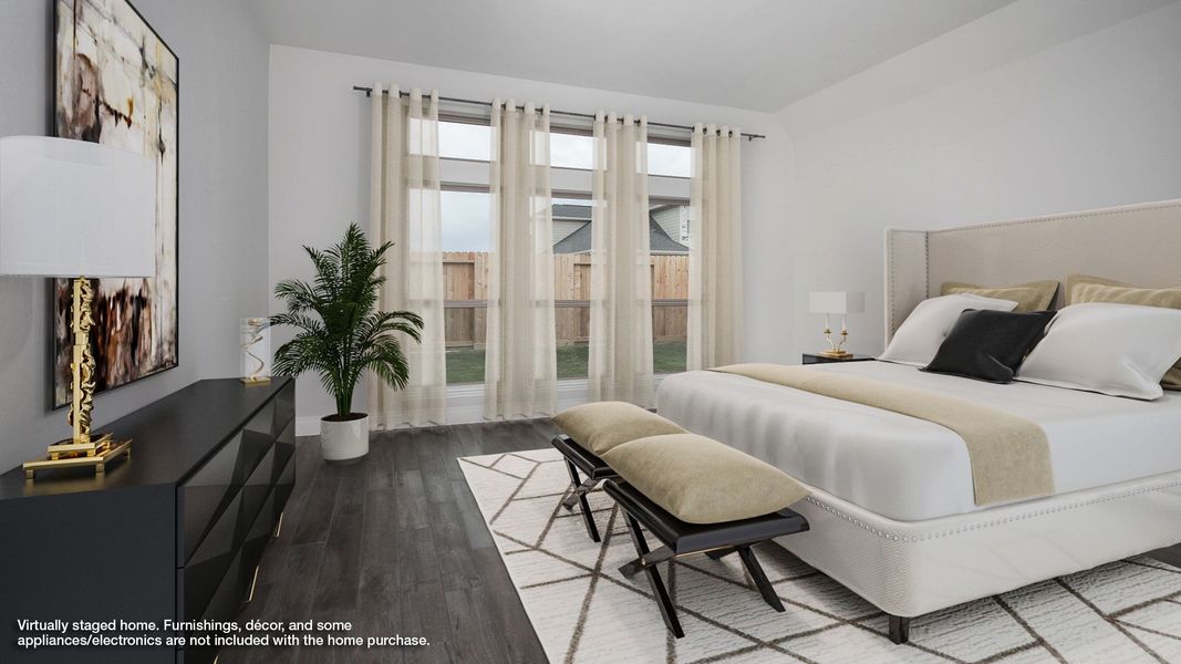 Furnished interior view inside a new home in Briggs Ranch, San Antonio (Image 9).