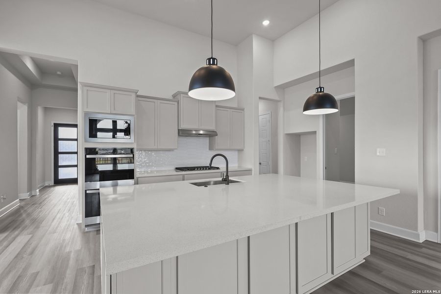 Furnished interior view inside a new home in Homestead, Schertz (Image 12).