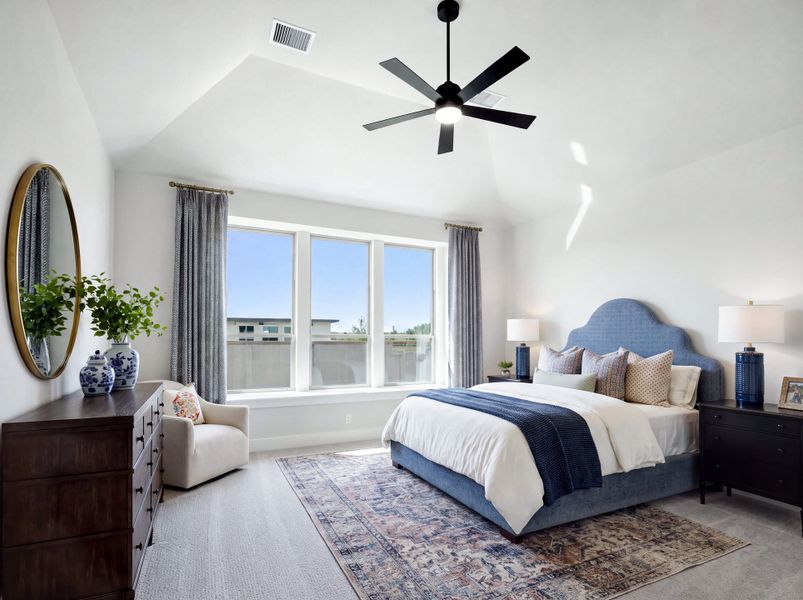 Furnished interior view inside a new home in Hillside Village, Celina (Image 17).