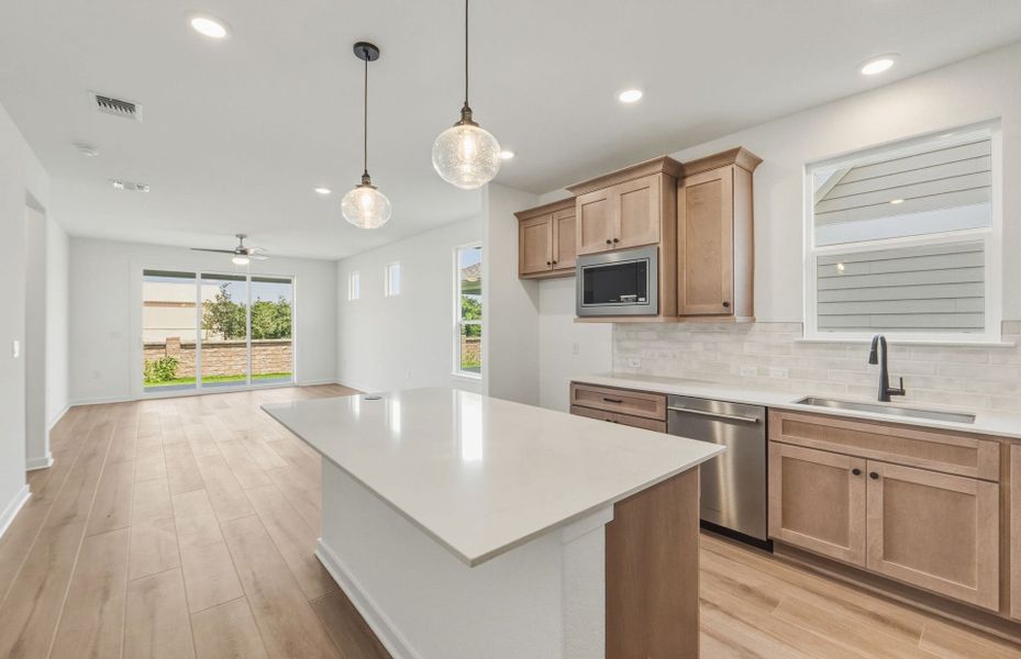 Furnished interior view inside a new home in Sun City Texas, Georgetown (Image 12).