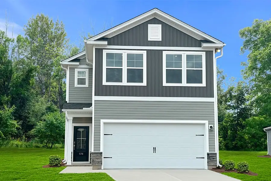 Representative exterior photo of a completed home built from the The Babson by Stanley Martin Homes in Myers Farm, Hopkins, SC (Image 18). Representative exterior photo of a completed home built from the The Babson by Stanley Martin Homes in Myers Farm, Hopkins, SC (Image 18).