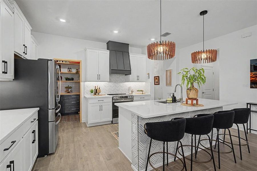 Furnished interior view inside a new home in Mirada Active Adult, San Antonio (Image 14). Furnished interior view inside a new home in Mirada Active Adult, San Antonio (Image 14).