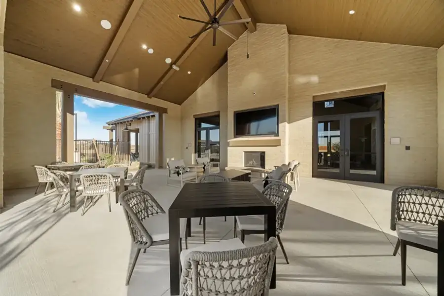 Exterior details and patio area of a home in Ellsworth Ranch, Queen Creek (Image 3). Exterior details and patio area of a home in Ellsworth Ranch, Queen Creek (Image 3).