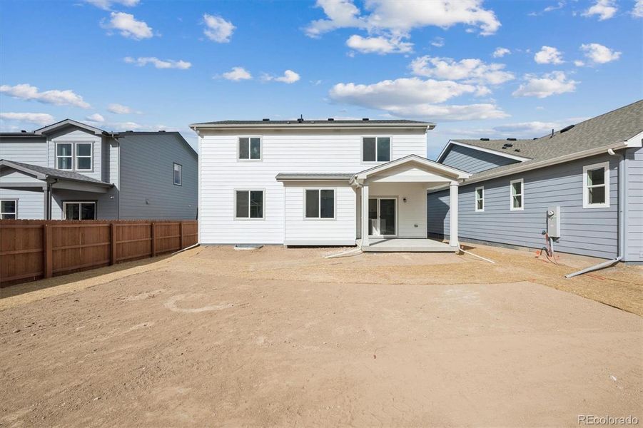 Exterior details and patio area of a home in Farmlore, Brighton (Image 3). Exterior details and patio area of a home in Farmlore, Brighton (Image 3).