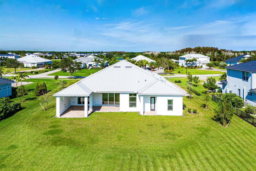 Exterior details and patio area of a home in Bridgewater, Jupiter (Image 26). Exterior details and patio area of a home in Bridgewater, Jupiter (Image 26).