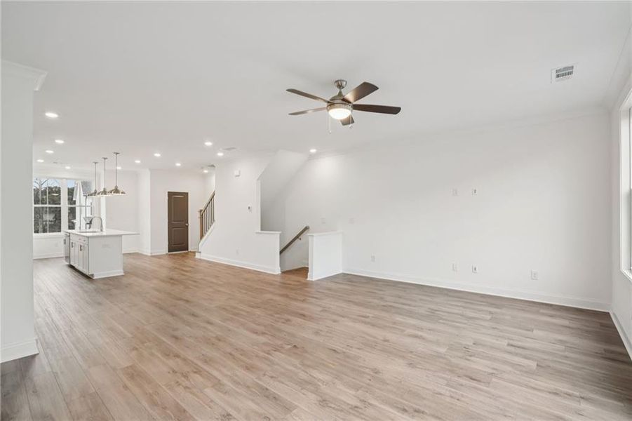 Spacious, unfurnished interior of a new home in Palisades Townhomes, Cumming (Image 28).