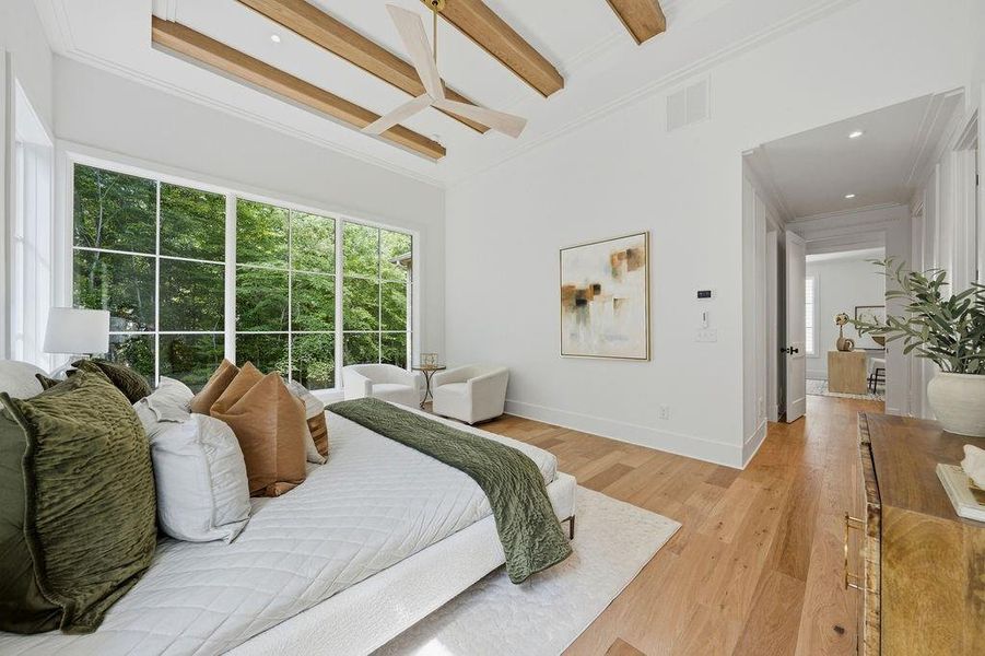 Furnished interior view inside a new home in , Atlanta (Image 20).