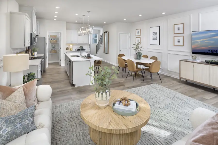 Sierra Model Gathering Room and Kitchen