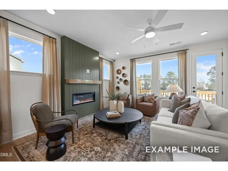 Furnished interior view inside a new home in Camden Park, Knightdale (Image 3).