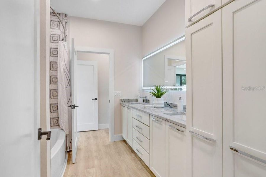 Furnished interior view inside a new home in , Tampa (Image 6).