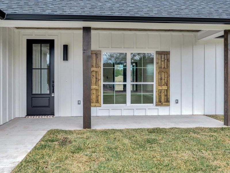Exterior details and patio area of a home in , Huntington (Image 4).