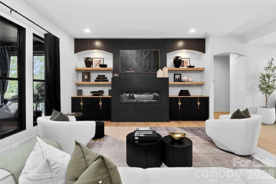 Furnished interior view inside a new home in , Monroe (Image 35).