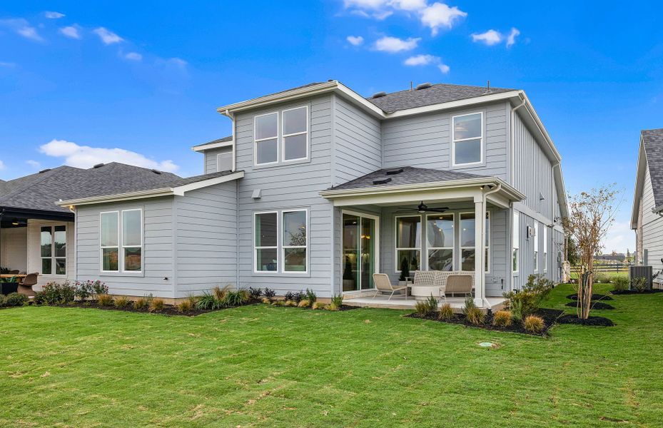 Representative exterior details of a home built from the Mystique by Del Webb in Del Webb Austin at Lost Pines, Bastrop (Image 3).