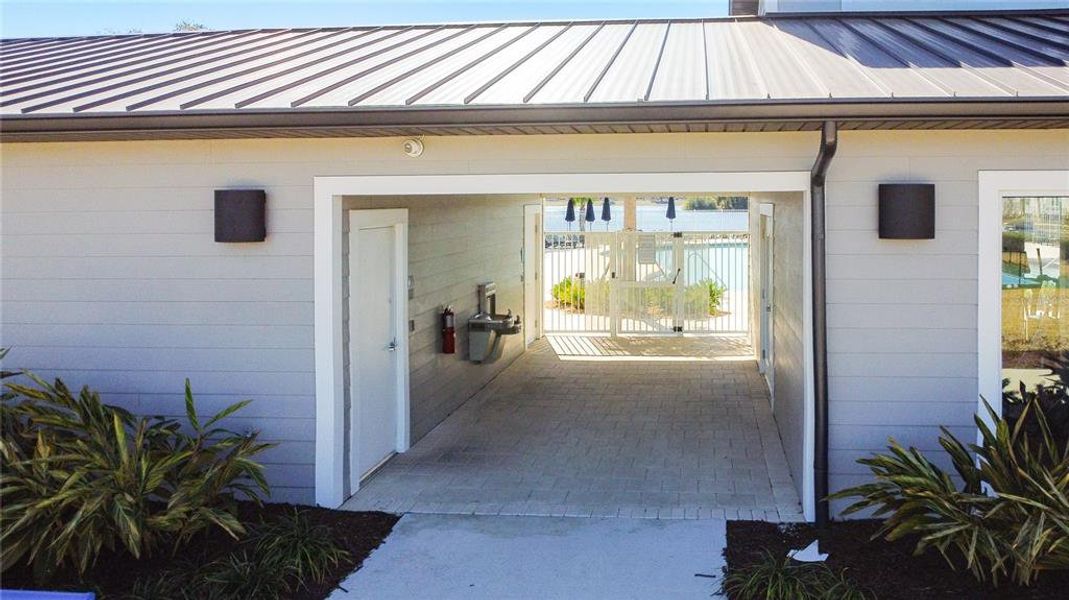 Exterior details and patio area of a home in Bridgewalk, St. Cloud (Image 29).