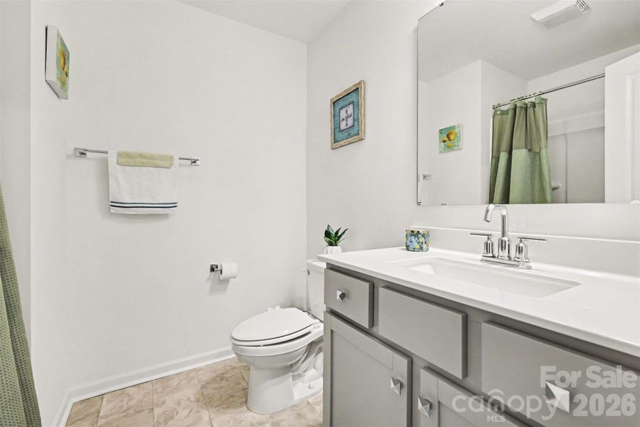 Furnished interior view inside a new home in , Clover (Image 28).