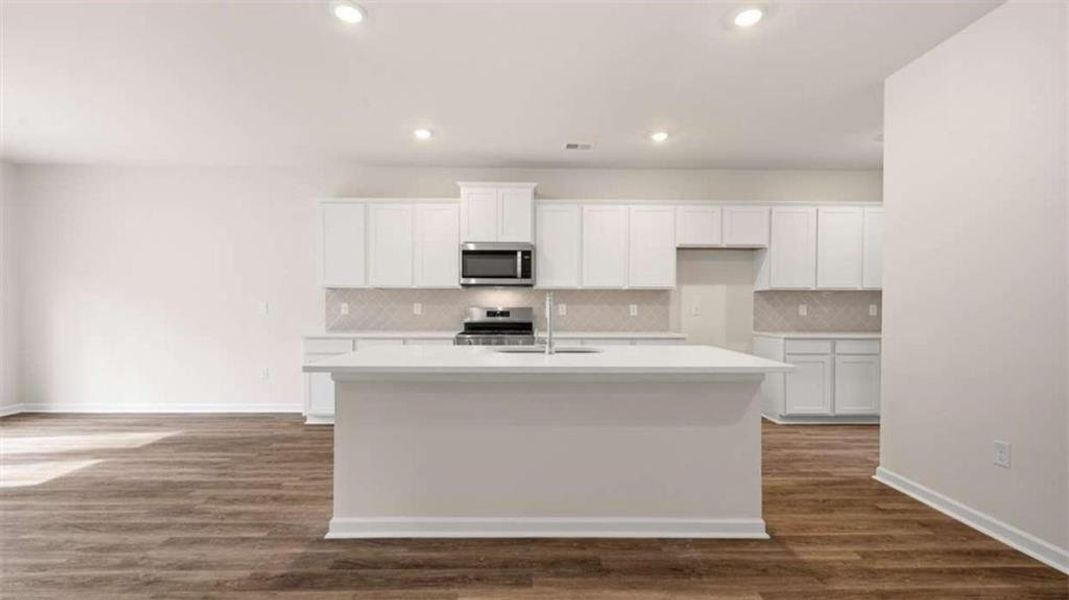Furnished interior view inside a new home in Brooks Station, Dacula (Image 6).
