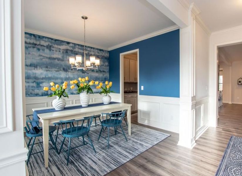 Representative furnished interior of a home built from the Bedford by True Homes in Stonebridge Fairways, Monroe (Image 19).