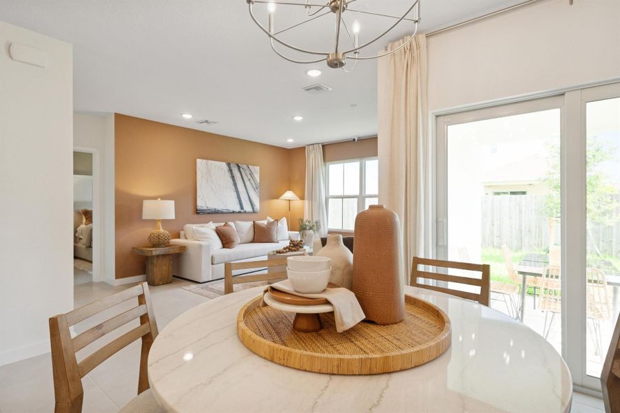 Furnished interior view inside a new home in , Fort Pierce (Image 12).
