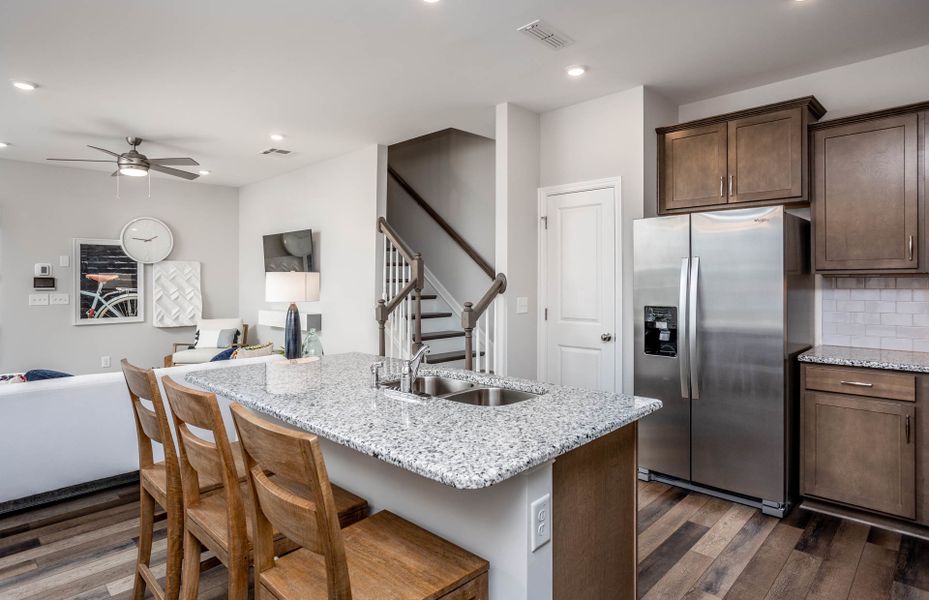 Representative furnished interior of a home built from the Hemingway by Pulte Homes in Adam's Preserve, Fairview (Image 8).
