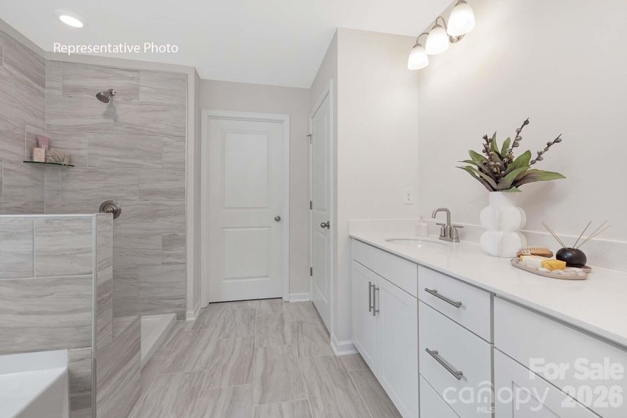Furnished interior view inside a new home in Sylvan Creek, Denver (Image 10).