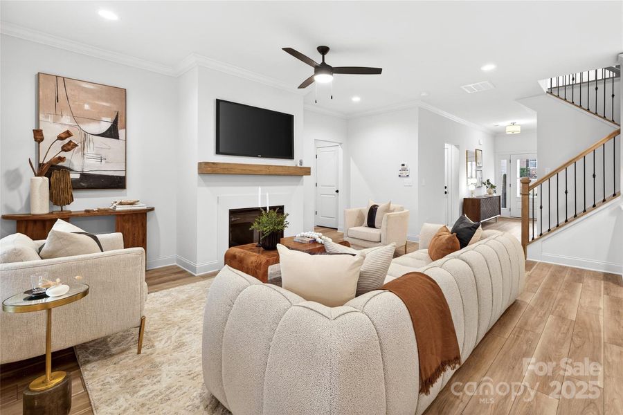Furnished interior view inside a new home in , Mooresville (Image 28).