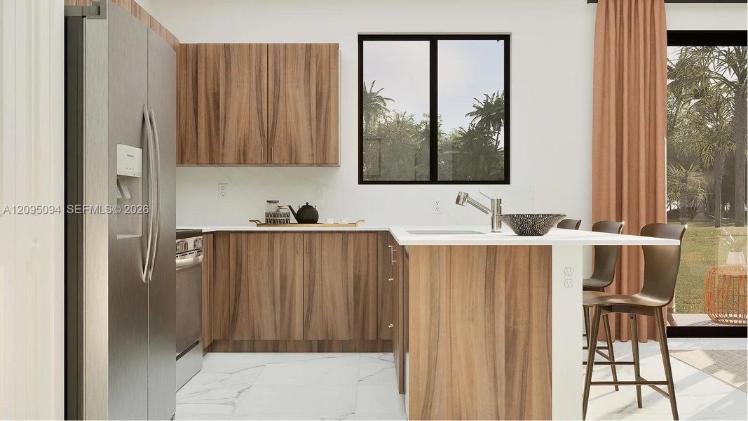 Furnished interior view inside a new home in Solterra, Sunrise (Image 11).