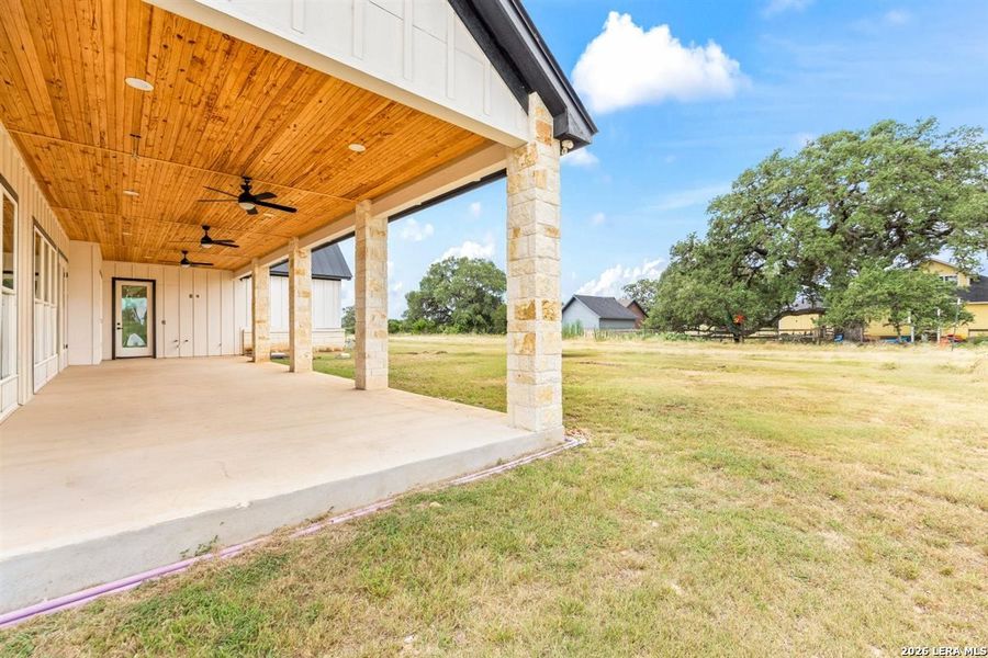 Exterior details and patio area of a home in , Bandera (Image 31). Exterior details and patio area of a home in , Bandera (Image 31).