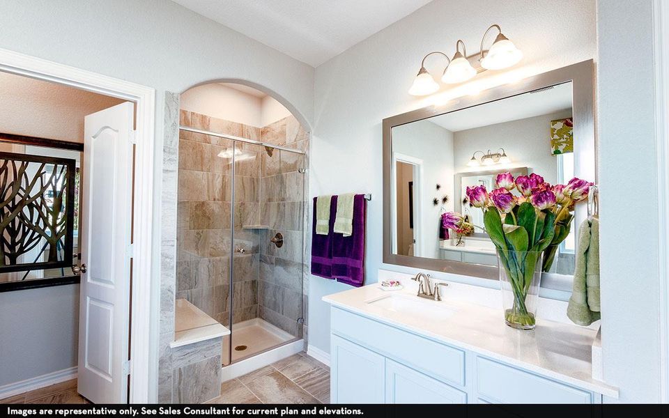 Furnished interior view inside a new home in Mulberry Farms, Santa Fe (Image 6).