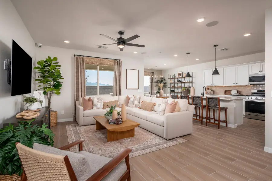 Furnished interior view inside a new home in El Cidro, Goodyear (Image 3).