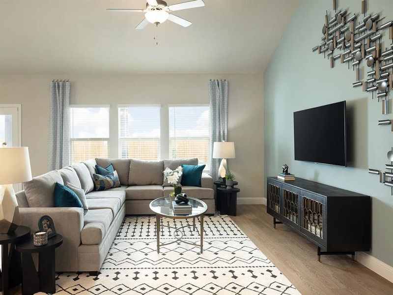 Furnished interior view inside a new home in Stratton Place, Greenville (Image 6).