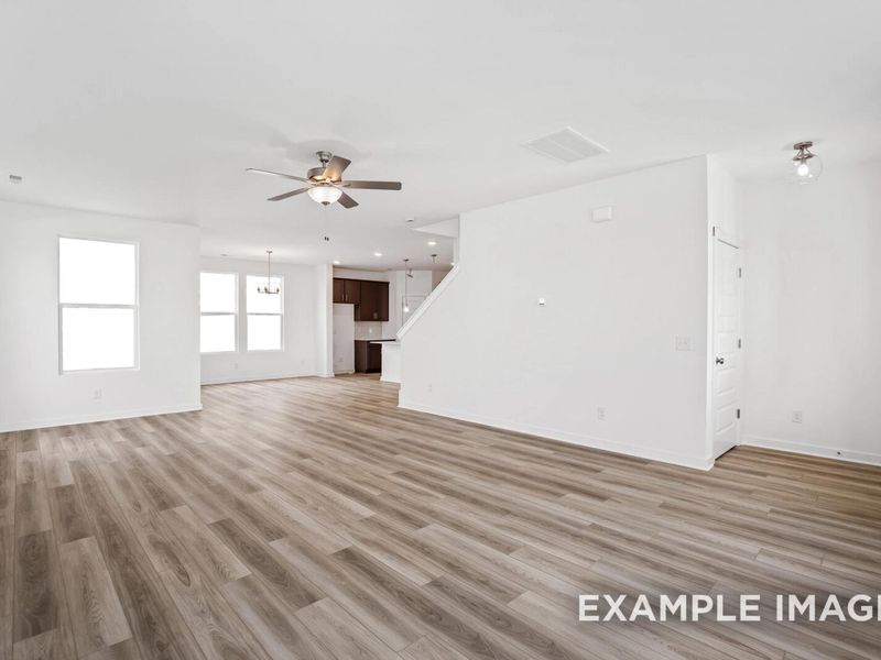Representative unfurnished interior of a home built from the The Murray B by Davidson Homes LLC in Sage Farms, White House (Image 16). Representative unfurnished interior of a home built from the The Murray B by Davidson Homes LLC in Sage Farms, White House (Image 16).