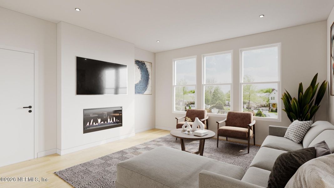 Furnished interior view inside a new home in The Magnolia Series at Reserve East, Flagler Beach (Image 3).