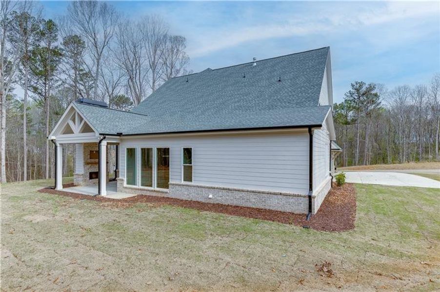 Exterior details and patio area of a home in , Pendergrass (Image 4).