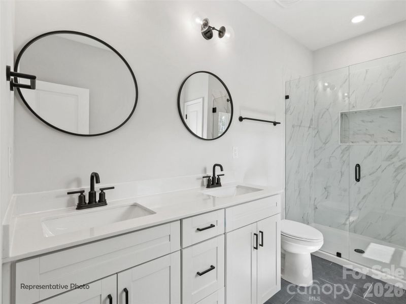 Furnished interior view inside a new home in , Asheville (Image 10).