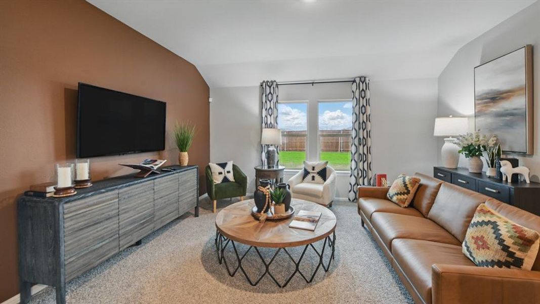 Furnished interior view inside a new home in Hickory Grove, Krum (Image 16).
